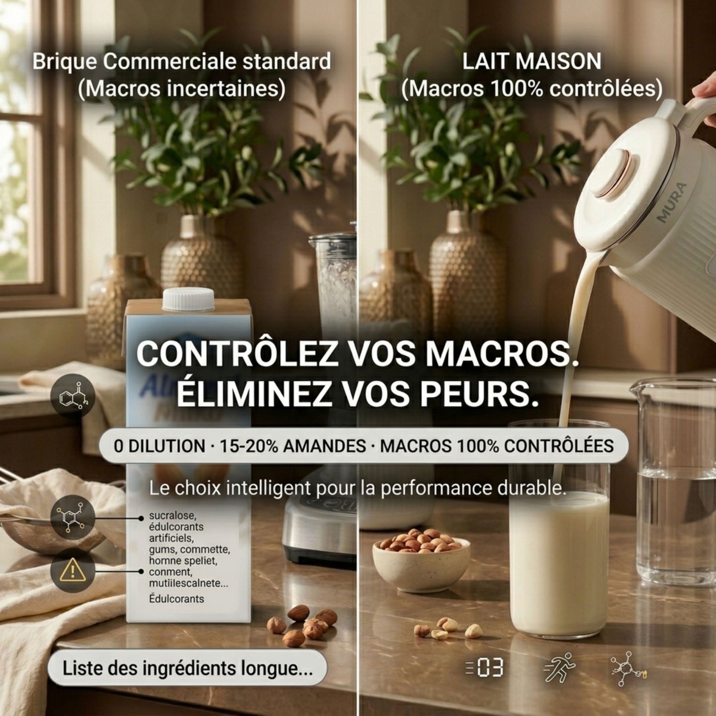 Mura – Ton lait végétal protéiné, Ce que tes muscles méritent