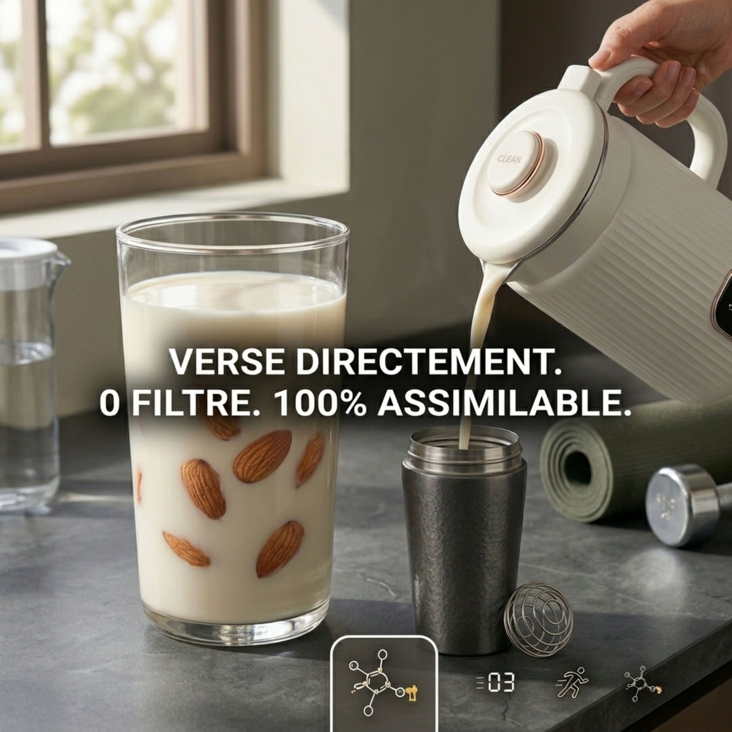 Mura – Ton lait végétal protéiné, Ce que tes muscles méritent